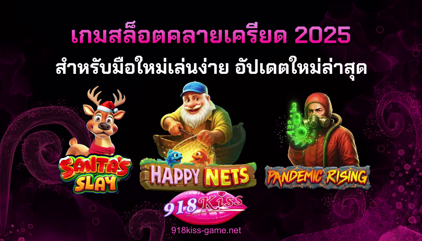 เกมสล็อตคลายเครียด 2025